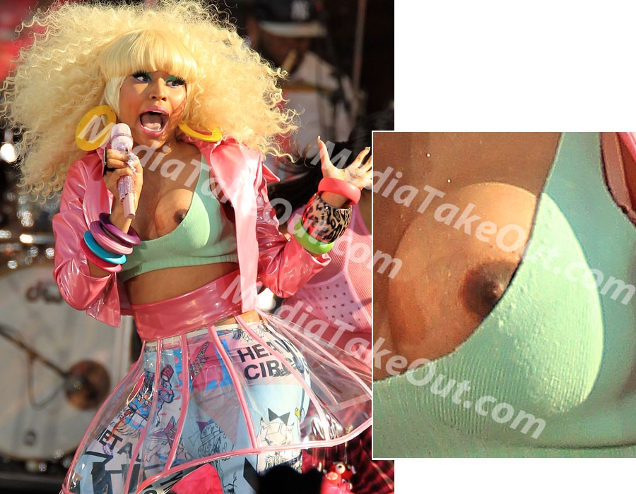 Nicki Minaj's Titties Pop Out On NATIONAL TV! (WARNING – PARENTAL